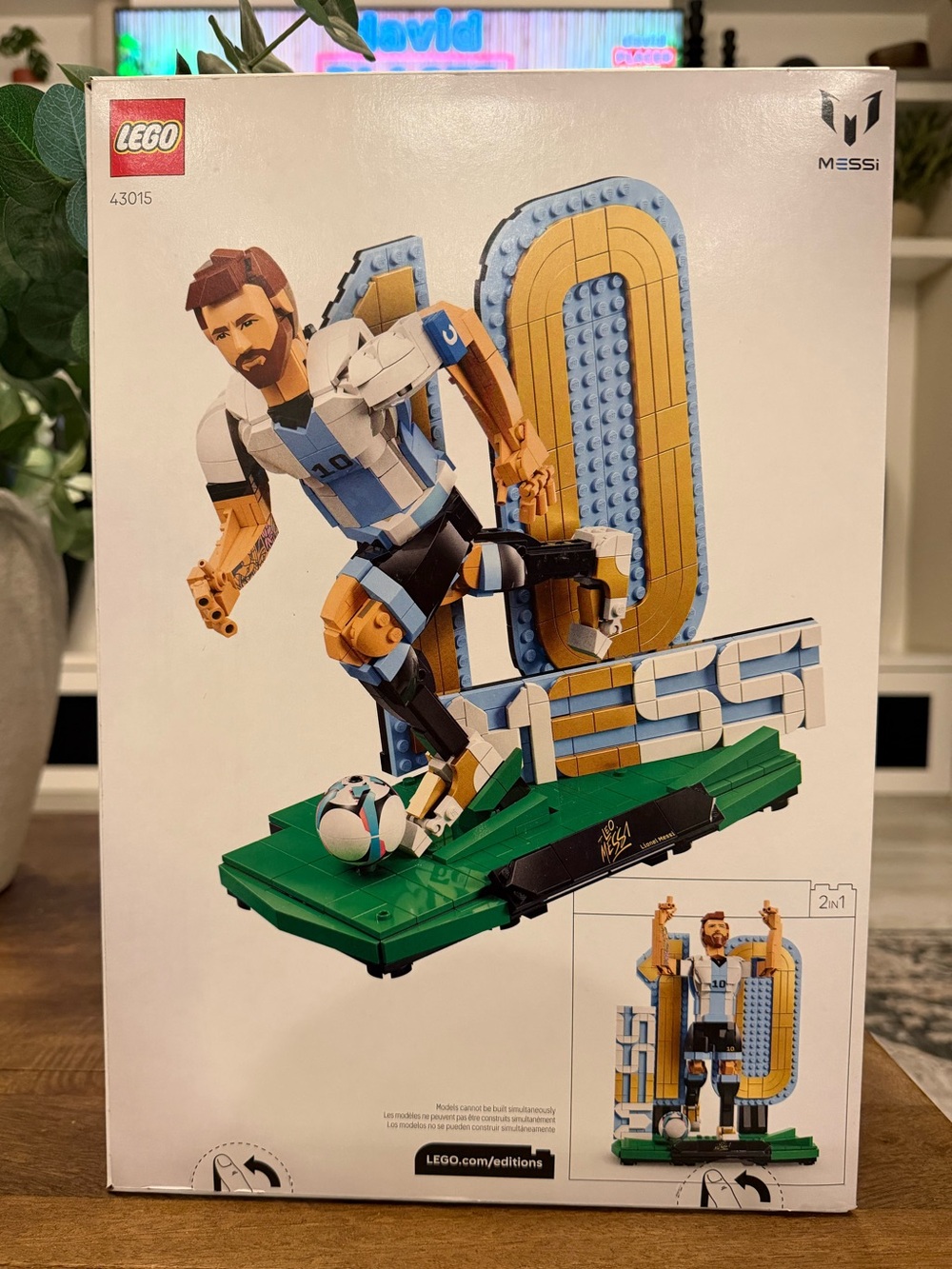LEGO Lionel Messi Soccer Legend 43015 NEW SEALED 958pcs FIFA World Cup 2026 🇦🇷⚽🏆